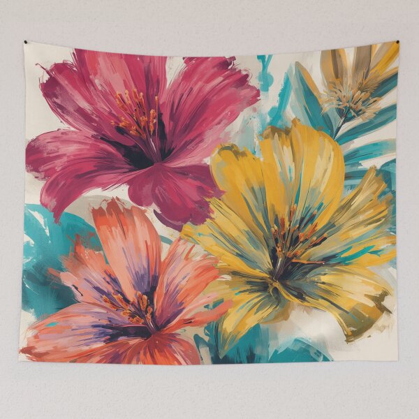 Item preview, Colorful Tropical Flowers designed and sold by SeaStarAlex.