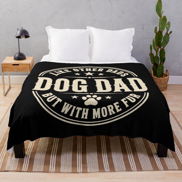 Item preview, Dog Dad With More Fur Funny Pet Father Badge designed and sold by JasKei-Designs.