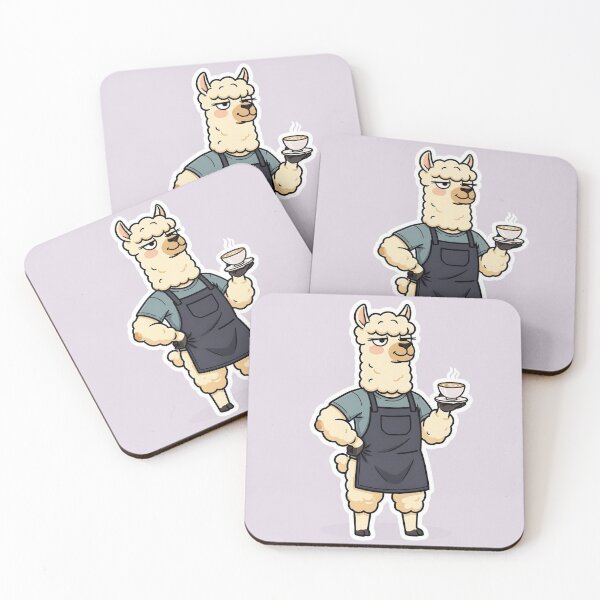 Item preview, Alpaca Barista Judging Your Oat Milk Order designed and sold by PictorialWhimsy.