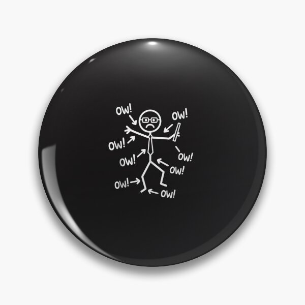 Item preview, Ow Ow Ow Funny Teacher Stickman School Teacher Humor Classroom Gift designed and sold by kiralynstration.