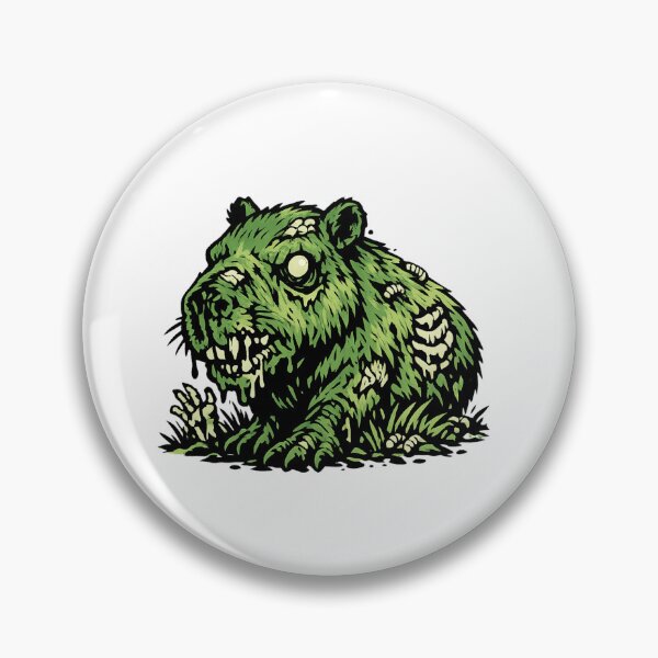 Item preview, Zombie Capybara designed and sold by Skull and Stich.