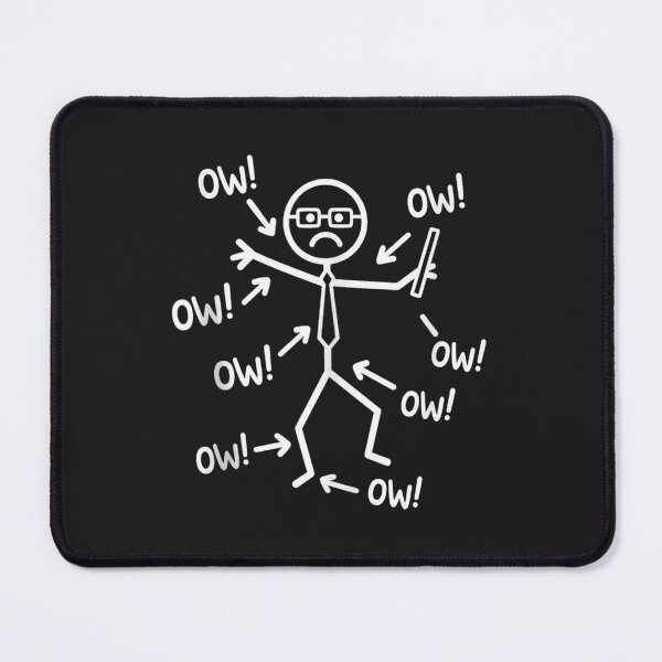 Item preview, Ow Ow Ow Funny Teacher Stickman School Teacher Humor Classroom Gift designed and sold by kiralynstration.