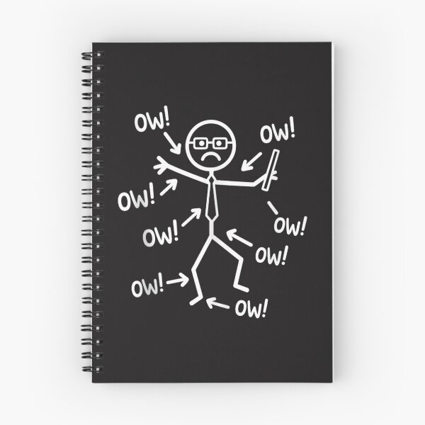 Item preview, Ow Ow Ow Funny Teacher Stickman School Teacher Humor Classroom Gift designed and sold by kiralynstration.