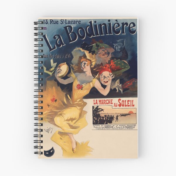 Item preview, Restored La Bodinière Poster by Jules Chéret 1900 designed and sold by TheSoulOfArt.