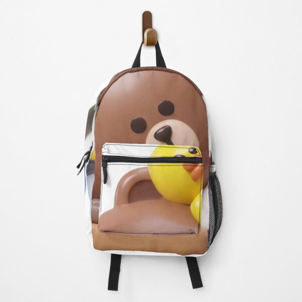 Item preview, Cute 3D Tired Office Bear and Chick - Kawaii Laptop Burnout Working Mood Sticker designed and sold by Billy Morfo™.