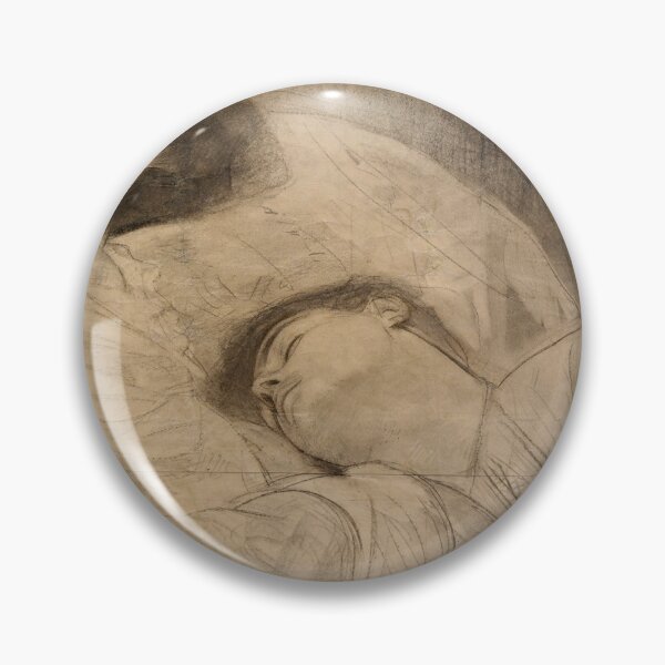 Item preview, Mother and Child Sleeping Charcoal Study designed and sold by artofuniverse.
