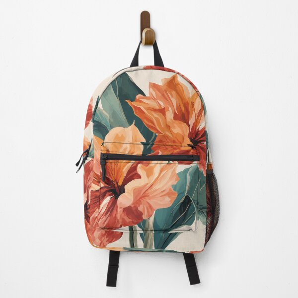 Item preview, Orange Modern Art Tropical Flowers designed and sold by SeaStarAlex.