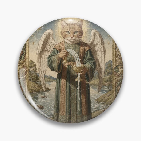 Item preview, Temperance - Tarot Cat designed and sold by PictorialWhimsy.