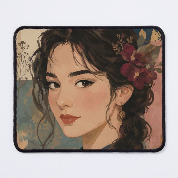 Item preview, Blooming Garden Portrait designed and sold by hannalenkeri.