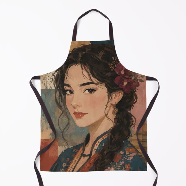 Item preview, Blooming Garden Portrait designed and sold by hannalenkeri.