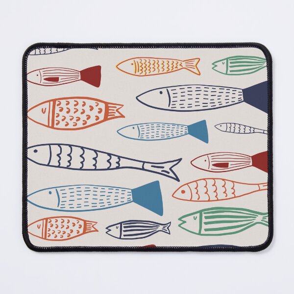 Item preview, Colorful Hand Drawn Illustration Fish Pattern designed and sold by LibertyHub.