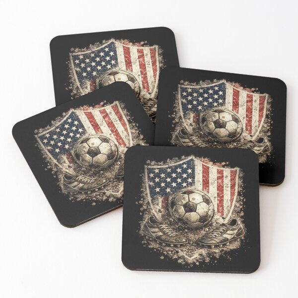 Item preview, American Flag Soccer Shield designed and sold by Corvoria.