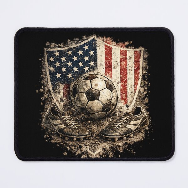 Item preview, American Flag Soccer Shield designed and sold by Corvoria.