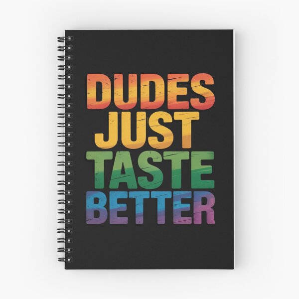 Item preview, Gay Dudes Just Taste Better Rainbow Pride Flag LGBTQ designed and sold by MutedMoods.