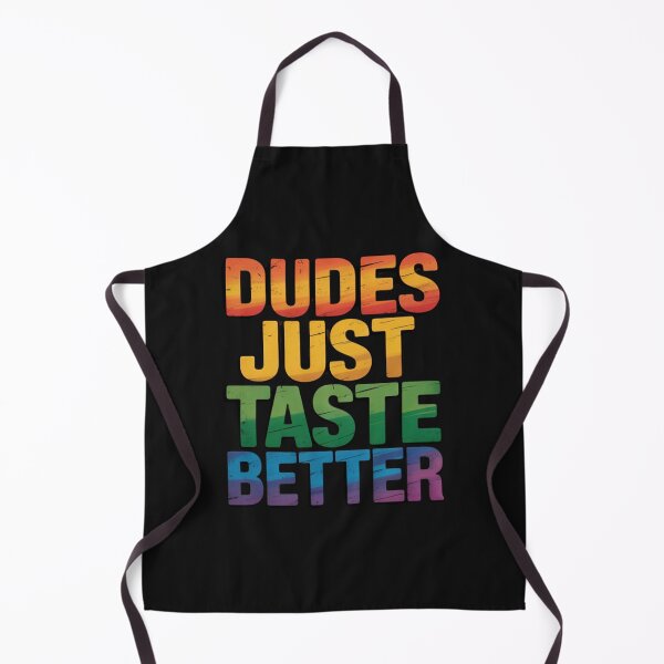 Item preview, Gay Dudes Just Taste Better Rainbow Pride Flag LGBTQ designed and sold by MutedMoods.