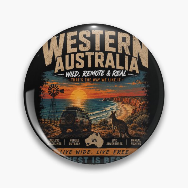 Item preview, Western Australia Wild Remote & Real Coastlines Rugged Outback designed and sold by Yellowriversss.