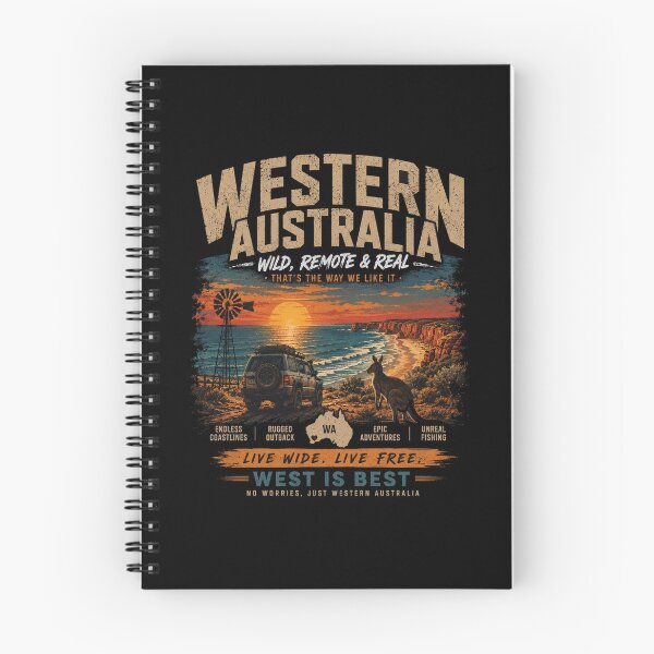 Item preview, Western Australia Wild Remote & Real Coastlines Rugged Outback designed and sold by Yellowriversss.