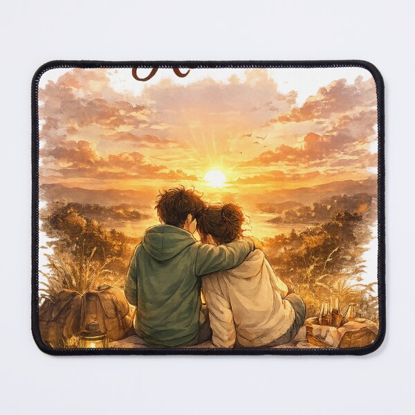 Item preview, couple at sunset designed and sold by VasiArtLab.