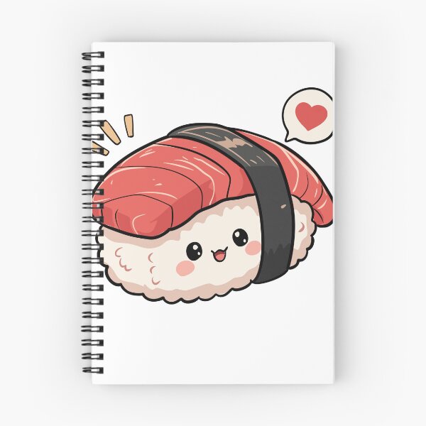 Item preview, Cute Salmon Nigiri Sushi | Kawaii Japanese Food Sticker designed and sold by Dospart.