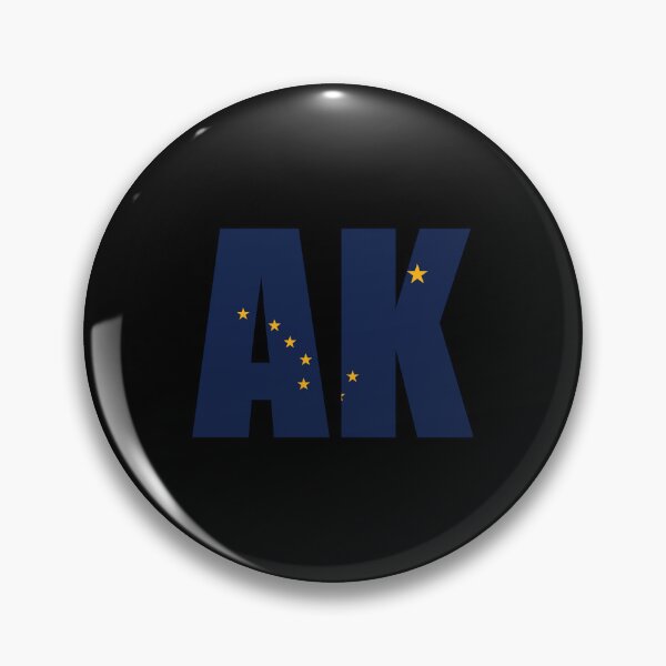 Item preview, Alaska Flag Initials AK designed and sold by shitpostee.
