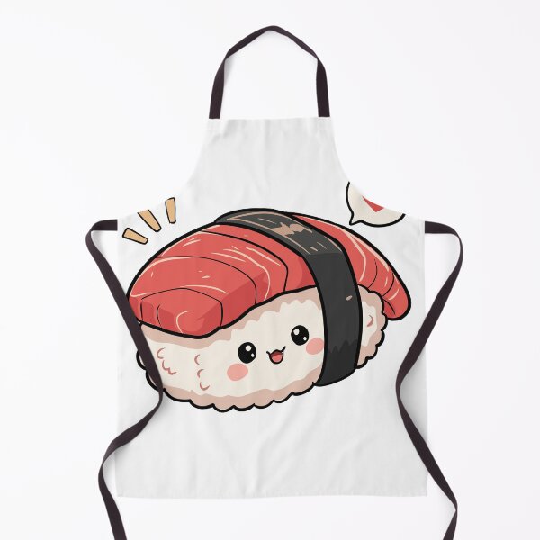 Item preview, Cute Salmon Nigiri Sushi | Kawaii Japanese Food Sticker designed and sold by Dospart.