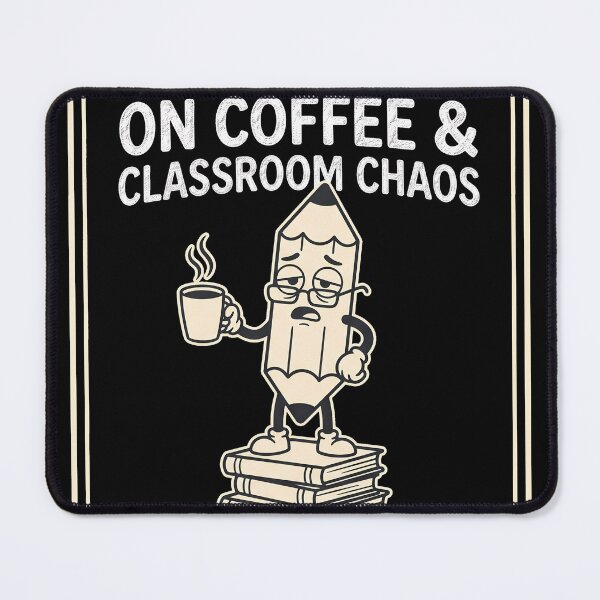 Item preview, Funny Teacher– Surviving on Coffee and Classroom Chaos Cute Back to School designed and sold by fawzimorsy.