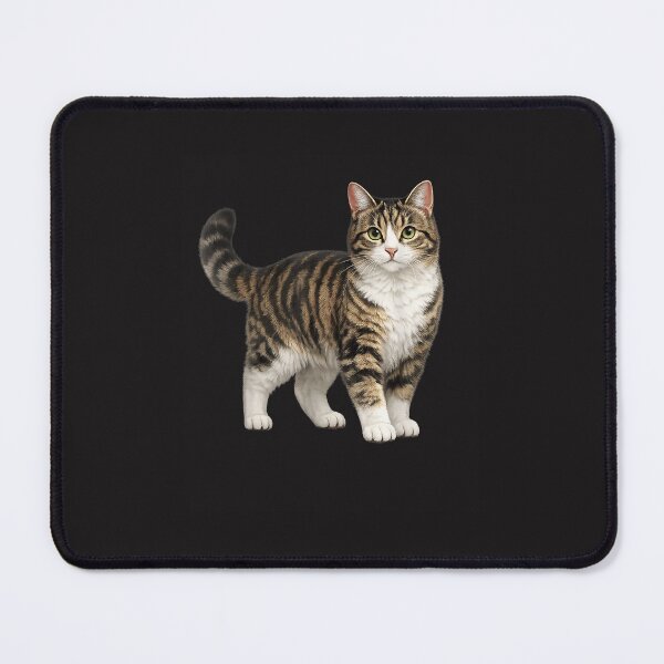 Item preview, Tabby Cat Portrait Cute Feline Pet Lover Realistic Cat Illustration designed and sold by kiralynstration.