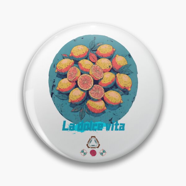 Item preview, La Dolce Vita – Citrus Circle Illustration designed and sold by m-yoga-store.
