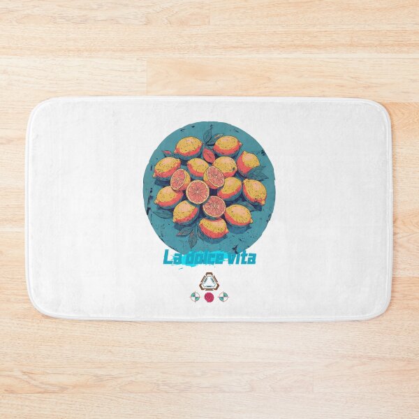 Item preview, La Dolce Vita – Citrus Circle Illustration designed and sold by m-yoga-store.