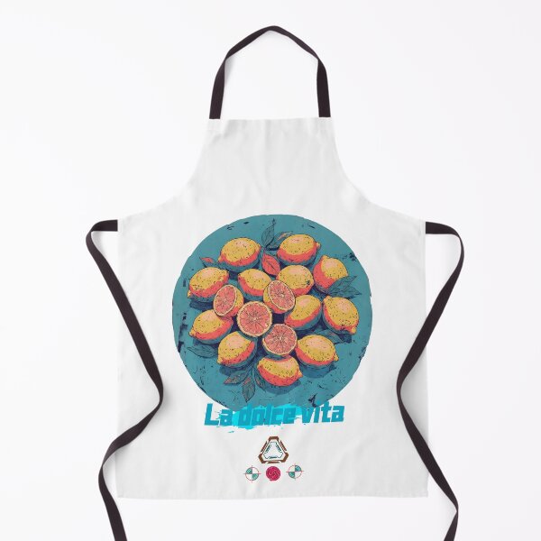 Item preview, La Dolce Vita – Citrus Circle Illustration designed and sold by m-yoga-store.