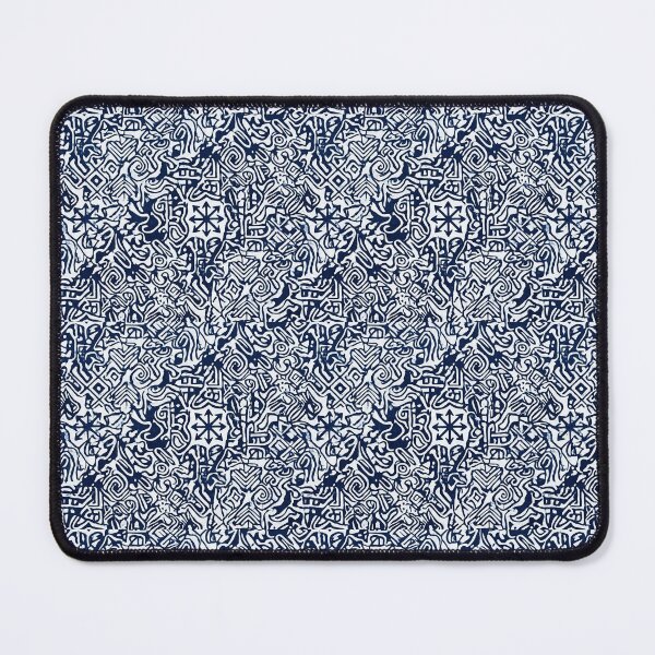 Item preview, Traditional Indigo Blue Adire Pattern designed and sold by SavannaCanvas.