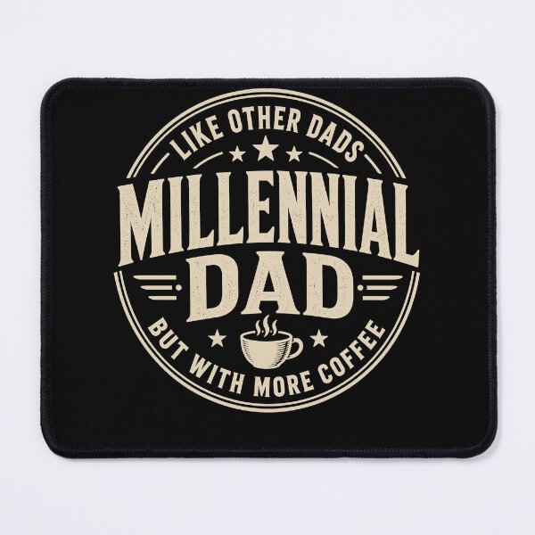 Item preview, Millennial Dad With More Coffee Funny Fatherhood Humor designed and sold by JasKei-Designs.