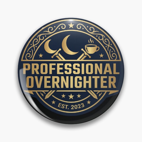 Item preview, Professional Overnighter - Ironic Night Owl Fake Brand designed and sold by kdonefive.