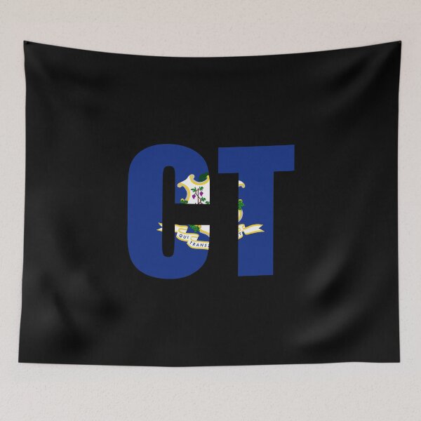 Item preview, Connecticut Flag Initials CT designed and sold by shitpostee.