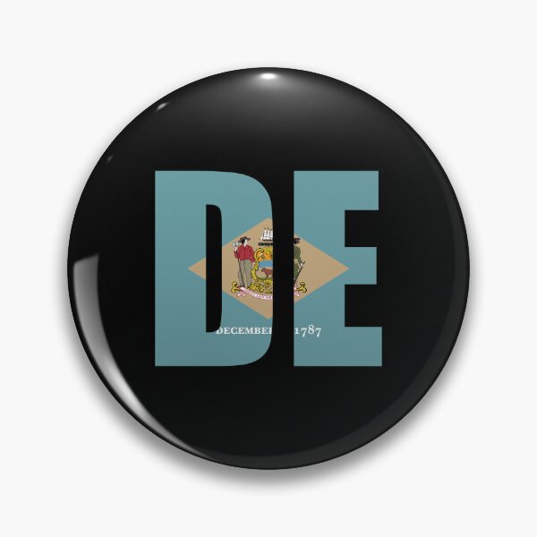 Item preview, Delaware Flag Initials DE designed and sold by shitpostee.