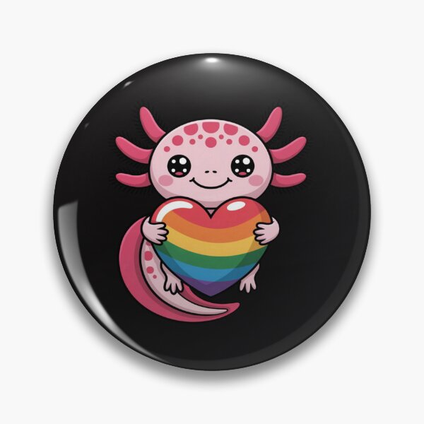 Item preview, Gay Pride Axolotl Heart Rainbow Flag LGBT  designed and sold by CosmoWaderty.
