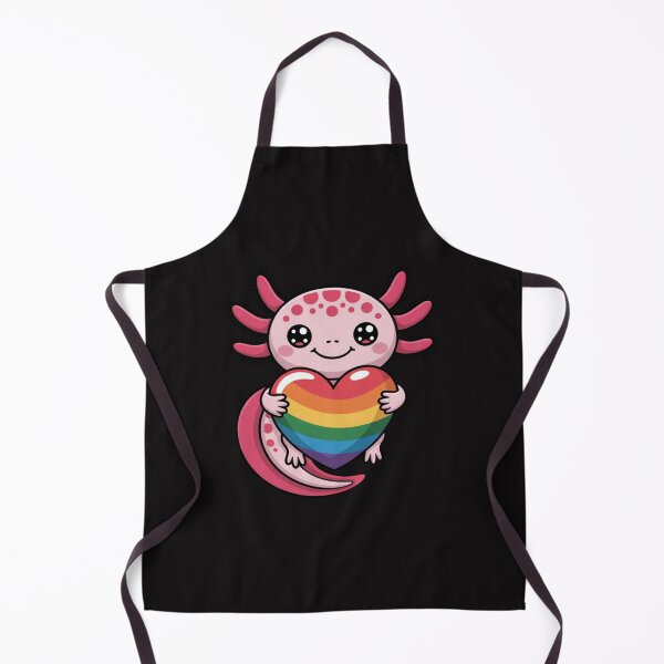 Item preview, Gay Pride Axolotl Heart Rainbow Flag LGBT designed and sold by CosmoWaderty.