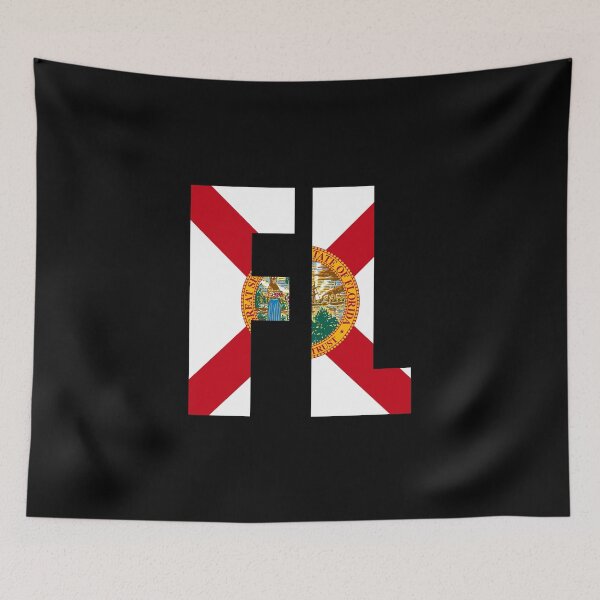 Item preview, Florida Flag Initials FL designed and sold by shitpostee.