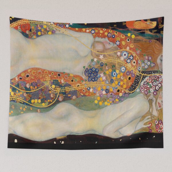 Item preview, Reclining Nude Women with Flowing Flowers designed and sold by artofuniverse.