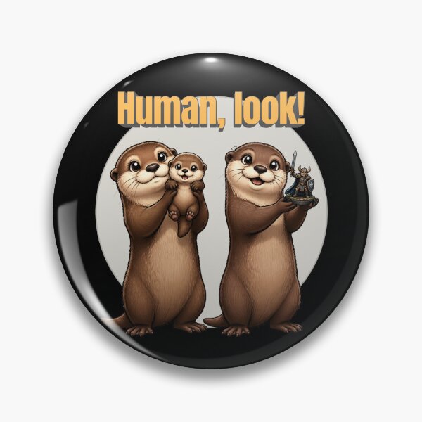 Item preview, Proud Miniature Painter Otter Funny Meme designed and sold by tellia-kallisto.