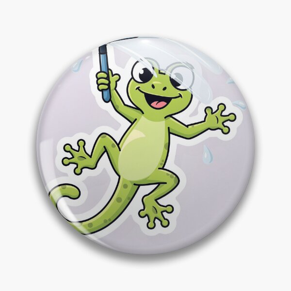 Item preview, Gecko Window-Cleaner Working Upside Down designed and sold by PictorialWhimsy.