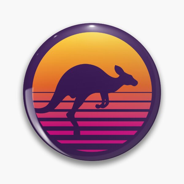 Item preview, Synthwave Kangaroo designed and sold by avperth.