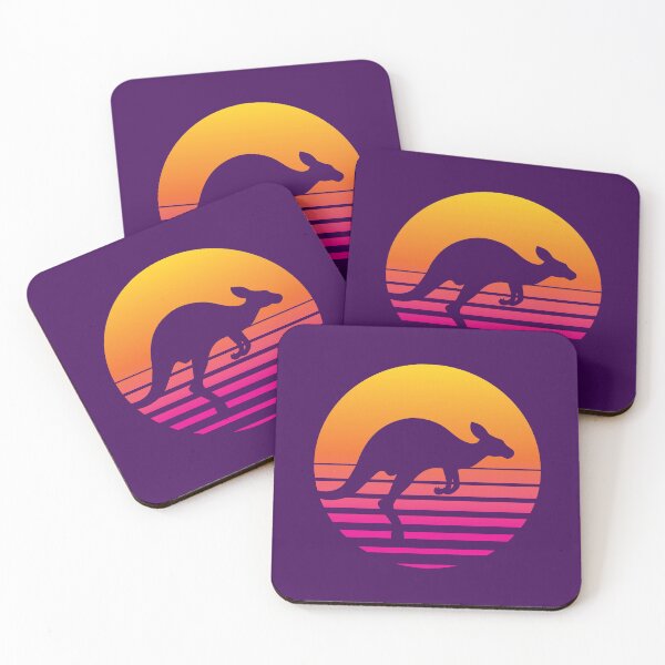 Item preview, Synthwave Kangaroo designed and sold by avperth.