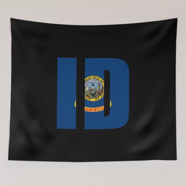 Item preview, Idaho Flag Initials ID designed and sold by shitpostee.