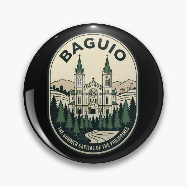 Item preview, Baguio Philippines Vintage Travel Emblem Summer Capital designed and sold by k3rstman1.