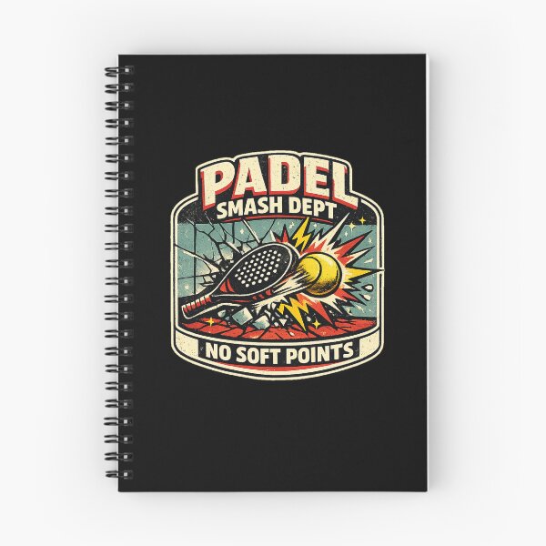 Item preview, Padel Smash Dept No Soft Points Vintage Padel Design designed and sold by Concrete Coffee Studio.
