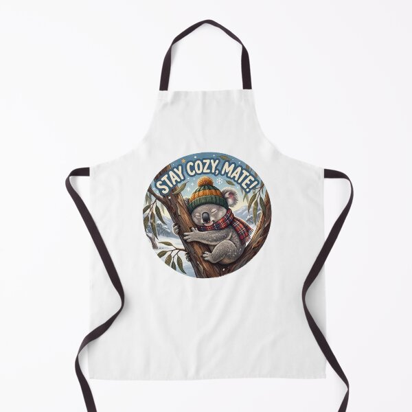 Item preview, Stay Cozy Mate Funny Australian Winter Koala Aussie Winter Humor Slang designed and sold by Yellowriversss.