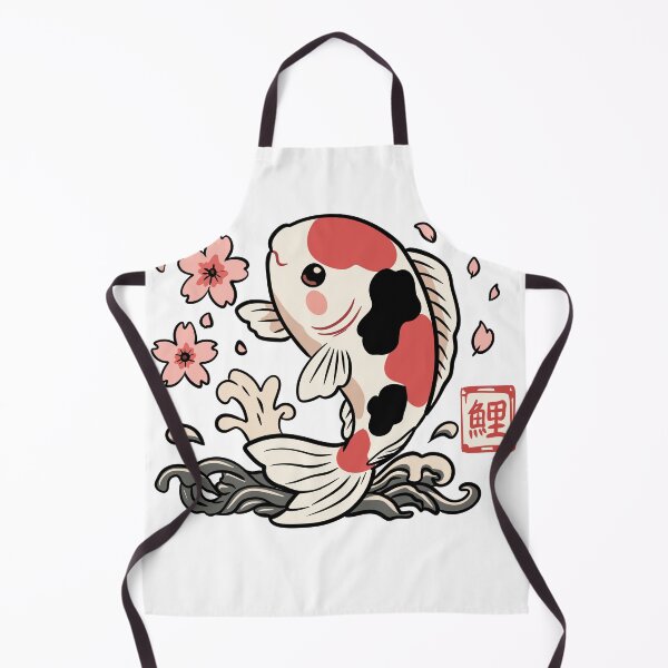 Item preview, Cute Koi Fish with Sakura | Kawaii Japanese Art Sticker designed and sold by Dospart.