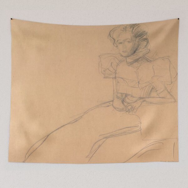 Item preview, Reclining Woman Pencil Sketch Study designed and sold by artofuniverse.