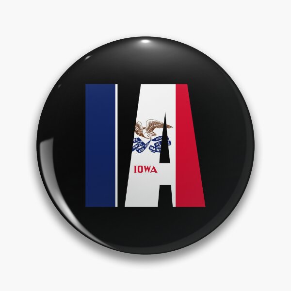 Item preview, Iowa Flag Initials IA designed and sold by shitpostee.